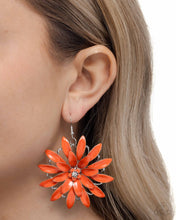 Load image into Gallery viewer, Floral Feeling - Orange (Petal) Earring