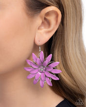 Load image into Gallery viewer, Floral Feeling - Purple Earring