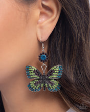 Load image into Gallery viewer, Fluttering Feature - Green (Butterfly) Earring