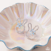Load image into Gallery viewer, Bunny Backdrop - Blue Post Earring