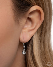 Load image into Gallery viewer, Faithfully Fierce - White (Silver Cross) Necklace