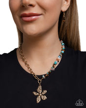 Load image into Gallery viewer, Floral Feint - Brown Necklace