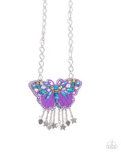 Load image into Gallery viewer, Mayoral Monarch - Purple (Butterfly) Necklace
