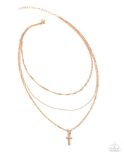 Load image into Gallery viewer, Divine Dedication - Gold (Cross) Necklace