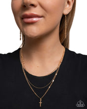 Load image into Gallery viewer, Divine Dedication - Gold (Cross) Necklace