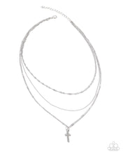 Load image into Gallery viewer, Divine Dedication - Silver (Cross) Necklace