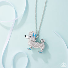 Load image into Gallery viewer, Poodle Pageantry - Blue Necklace