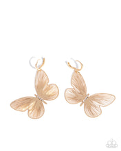 Load image into Gallery viewer, Fluttering Folk - Gold (Butterfly) Earring