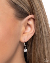 Load image into Gallery viewer, Coquette Celebrity - White (Rhinestone Bow) Necklace