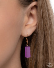 Load image into Gallery viewer, Cylindrical Craze - Purple Necklace