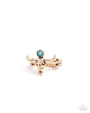 Load image into Gallery viewer, Longhorn Legend - Gold (Bull Skull) Ring