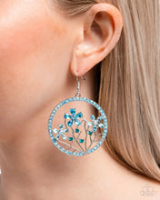 Load image into Gallery viewer, Basic Bouquet - Blue (Multicolored Flower) Earring