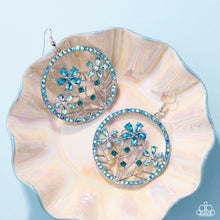 Load image into Gallery viewer, Basic Bouquet - Blue (Multicolored Flower) Earring