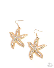 Load image into Gallery viewer, Seize the Starfish - Gold Earring