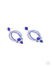 Load image into Gallery viewer, Karma Knockout - Blue Post Earring