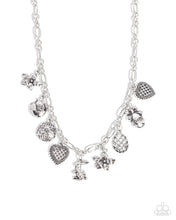 Load image into Gallery viewer, Complete Look - Silver Easter Set: Eclectic Easter - Silver Necklace and Extensive Easter - Silver Bracelet (BB-SV-JY)