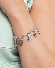 Load image into Gallery viewer, Complete Look - Silver Easter Set: Eclectic Easter - Silver Necklace and Extensive Easter - Silver Bracelet (BB-SV-JY)