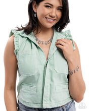 Load image into Gallery viewer, Complete Look - Silver Easter Set: Eclectic Easter - Silver Necklace and Extensive Easter - Silver Bracelet (BB-SV-JY)