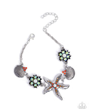Load image into Gallery viewer, Starfish Solo - Complete Look - Orange Set: Starfish Song - Orange Necklace and Starfish Single - Orange Bracelet (BB-OG-KB)