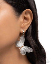 Load image into Gallery viewer, Fluttering Folk - Orange (Butterfly) Earring