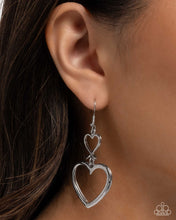 Load image into Gallery viewer, Sweetheart Symmetry - Silver (Heart) Earring