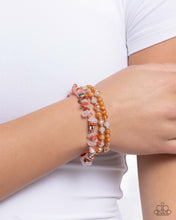 Load image into Gallery viewer, Santa Fe Stacks - Orange Bracelet