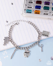 Load image into Gallery viewer, School is in Session - Silver Bracelet