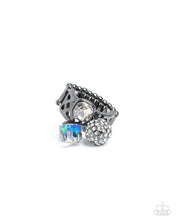 Load image into Gallery viewer, Edgy Expectation - Black (Gunmetal)/Oil Spill Ring