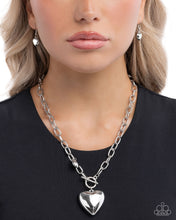 Load image into Gallery viewer, Heartfelt Hangout - Silver (Heart) Necklace