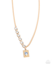 Load image into Gallery viewer, Storytelling Sweetheart - Blue (Heart) Necklace