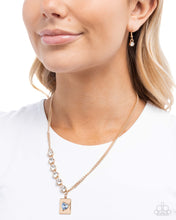 Load image into Gallery viewer, Storytelling Sweetheart - Blue (Heart) Necklace