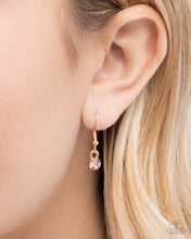 Load image into Gallery viewer, Blooming Buffer - Pink (Rose Rhinestone) - Gold Snake Chain Necklace