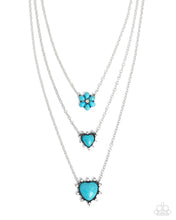 Load image into Gallery viewer, Santa Fe Spar - Blue (Turquoise) Necklace