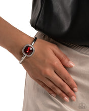 Load image into Gallery viewer, Asscher Assumption - Complete Look - Red: Adorably Asscher -Red Necklace and Asscher Admiration - Red Bracelet (BB-RD-LA)