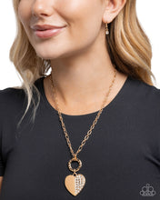Load image into Gallery viewer, Half-Hearted Hangout - Gold (Heart) Necklace