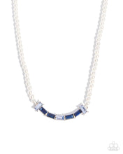 Load image into Gallery viewer, Eloquent Emeralds - Blue Necklace