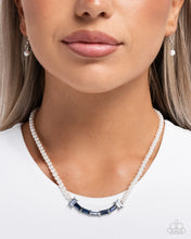 Load image into Gallery viewer, Eloquent Emeralds - Blue Necklace