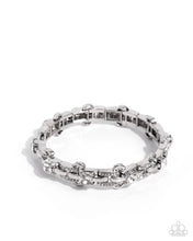 Load image into Gallery viewer, Consuming Confidence - White (Rhinestone) Bracelet