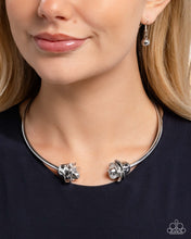 Load image into Gallery viewer, Rosy Radius - Silver (Flex Collar) Necklace