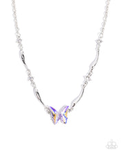Load image into Gallery viewer, Gliding Glitz - Purple (Butterfly) Necklace