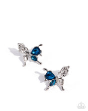 Load image into Gallery viewer, Metamorphosis Moment - Blue (Butterfly) Post Earring