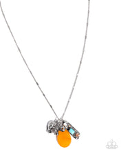 Load image into Gallery viewer, Elephant Empire - Orange Necklace