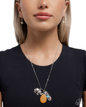 Load image into Gallery viewer, Elephant Empire - Orange Necklace