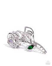 Load image into Gallery viewer, Model ROSE - Purple Claw Clip