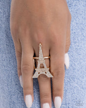 Load image into Gallery viewer, Eiffel Tower Ease - Gold Ring