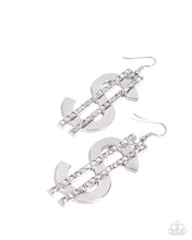 Load image into Gallery viewer, Magnate Moment - White ($ Rhinestone) Earring