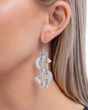 Load image into Gallery viewer, Magnate Moment - White ($ Rhinestone) Earring