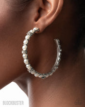 Load image into Gallery viewer, Classical Ballet - White (Pearl) Hoop Earring