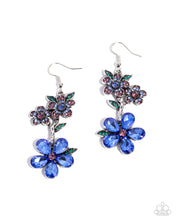 Load image into Gallery viewer, Breathtaking Bloom - Blue Earring