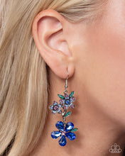 Load image into Gallery viewer, Breathtaking Bloom - Blue Earring